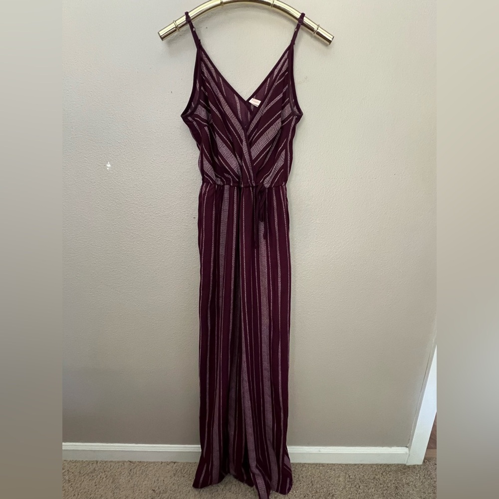 Xhilaration Maroon Jumpsuit